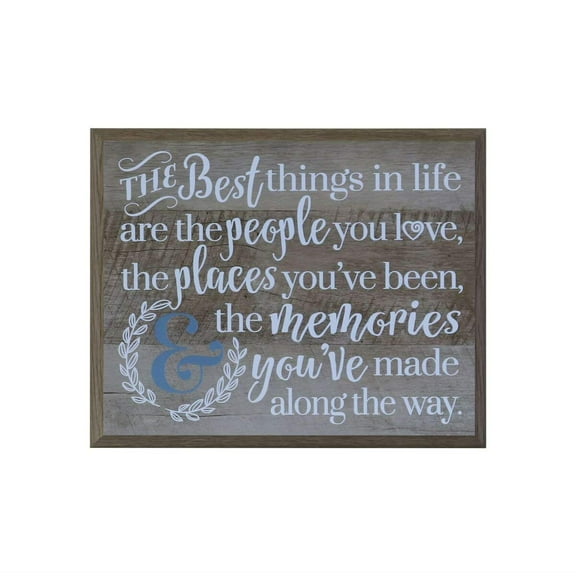 12 x 15 Wall Plaque Decor - The Best Things In Life