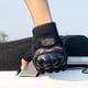 thumbnail image 3 of Guantes de moto para hombre Guantes de medio dedo Moto Racing Motor Ciclismo, 3 of 8