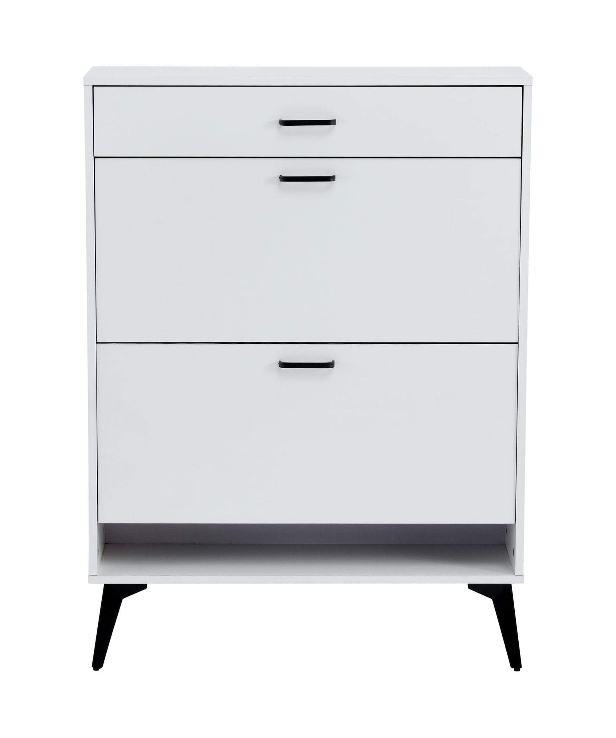 Dropship ON-TREND Modern Shoe Cabinet With 4 Flip Drawers, Multifunctional  2-Tier Shoe Storage Organizer With Drawers, Free Standing Shoe Rack For  Entrance Hallway, White. to Sell Online at a Lower Price