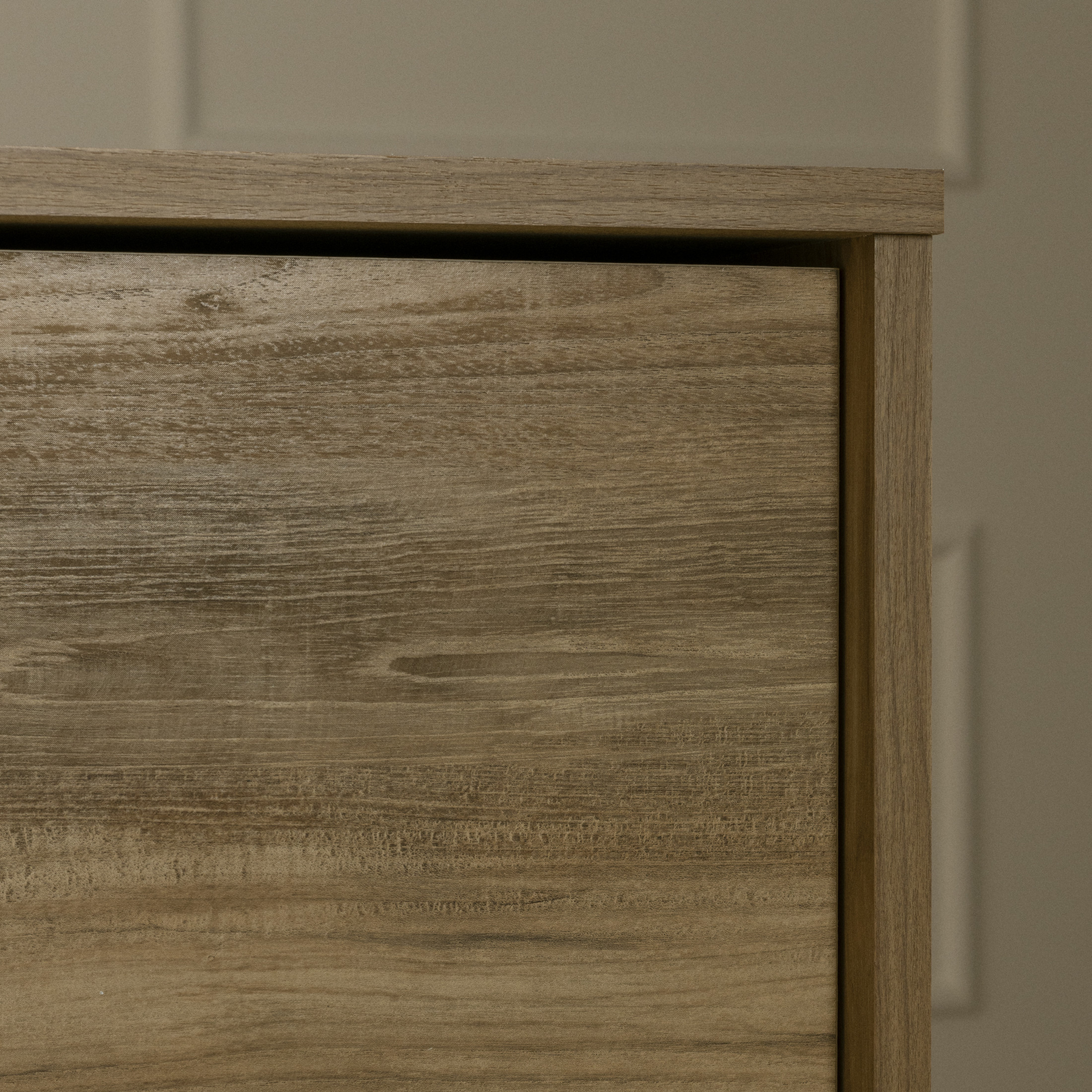 South Shore Oxford, Contemporary Chest,  Brown