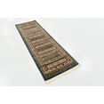 thumbnail image 3 of Unique Loom Fars Collection Tribal Modern Casual Runner Rug, 2 x 6 Feet, Blue/Red, 3 of 5