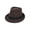Brown-Style B, variant on Spencer Classic Fedora Hats for Men Outdoor Travel Wide Brim Felt Hat Panama Hats Dress Hat with Bow Belt, Black