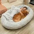 thumbnail image 2 of Human Dog Bed For People Adults, Calming Human Size Giant Dog Bed Fits Pet, 2 of 5