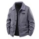 thumbnail image 4 of Ceisia Men's Casual Fashion Solid Color Long Sleeve Button Front Overcoat Warm Classic Daily Wear Winter Outerwear Gift, 4 of 9