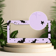 thumbnail image 2 of 1 Pcs Bats and Stars License Plate Frame, License Plate Cover for Car Decorative Parts, Aluminum License Plate Bracket Holder Rust-Proof Weather-Proof for US Standard Car, 2 of 9