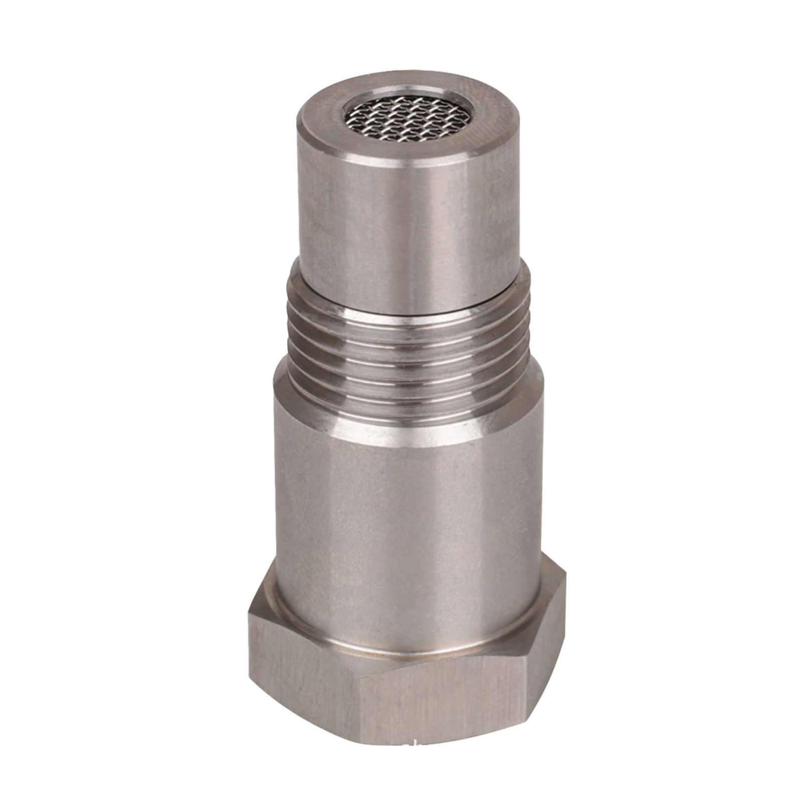 Oil Water Pressure Temp Sensor Adapter M18x1.51/8 NPT NEW SILVER