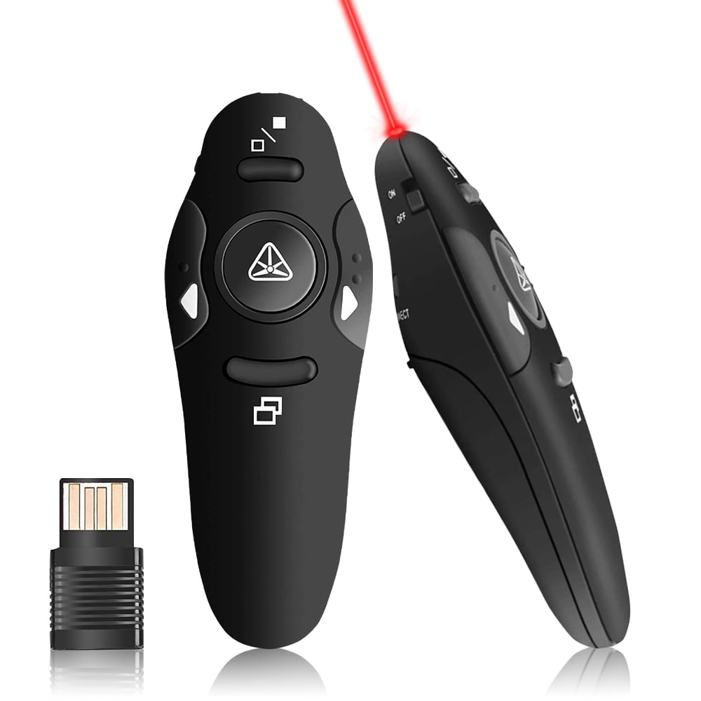WEPSEN Presentation Clicker, RF 2.4GHz USB Wireless Presenter Remote