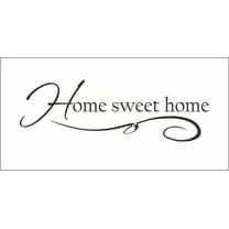 Home Sweet Home Vinyl Quote - Large