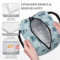 thumbnail image 3 of Fotbe Cute Hippopotamus Bolsa de Almuerzo con Estampado, Lonchera Aislada, Contenedor de Comida Reutilizable Tipo Cooler a Prueba de Fugas, 3 of 6