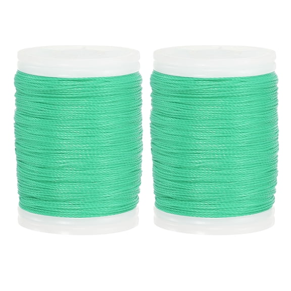 Uxcell Archery Bow String Serving Thread, Bowstring Serving Material Protector 120yd / 110m Polyethylene(Green, Pack of 2)