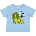 thumbnail image 3 of Inktastic I Love my Dad with Baby and Daddy Triceratops Boys or Girls Baby T-Shirt, 3 of 5