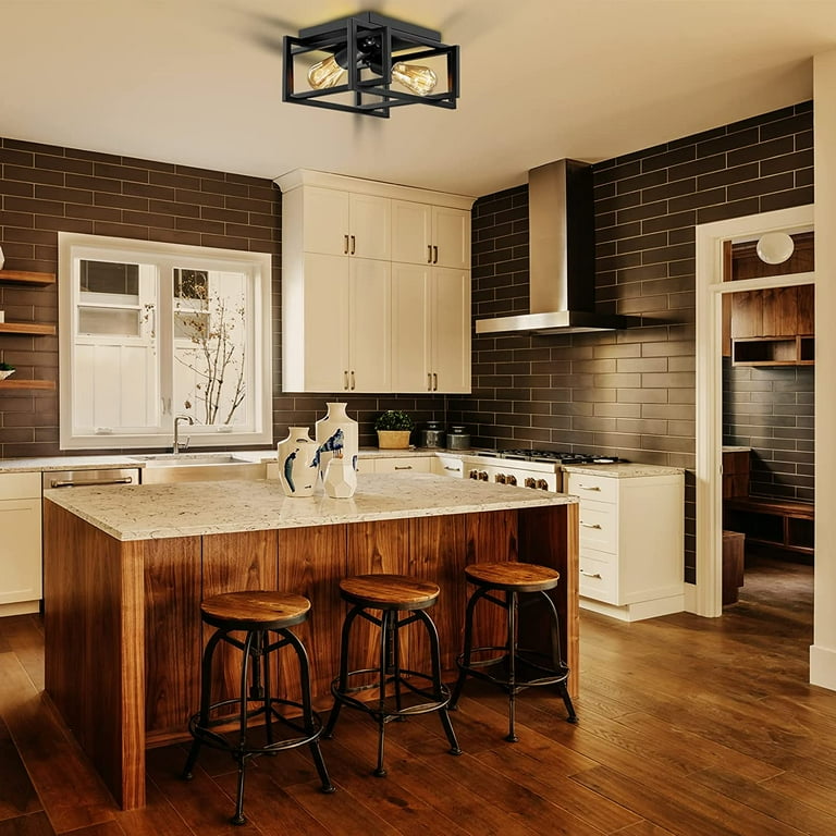 Rectangular flush cheap mount light
