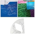 thumbnail image 3 of Acrylic Quilting Ruler Template for Domestic Sewing Machine DIY, 3 of 8