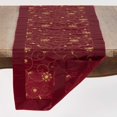 thumbnail image 2 of SARO XJ511.BU65120B Embroidered &amp; Sequined Tablecloth  Burgundy, 2 of 2