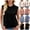 FY1-Black, variant on Meichang Sleeveless Sweater Vest for Women Fall Crew Neck Cutout Slit Back Knit Vest Solid Loose Fit Lightweight Pullover Sweater
