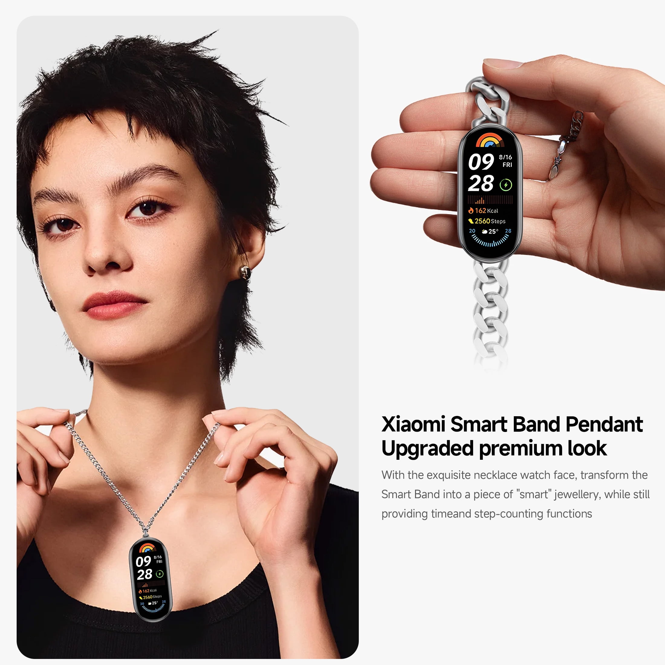 Smart Band 9 Global Version (2024) 1.62" Amoled Display | 233 mAh Battery | up to 21 Days of Battery Life | BT 5.4 | 50M Water Resistant -Midnight Black