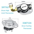 thumbnail image 6 of Iron Dryer Heating Part with Thermostat Set Efficient Dryer Part Drying Appliance Repair Component Dryer Accessories, 6 of 11