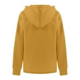 thumbnail image 5 of FAVIPT Womens Oversized Hooded Sweatshirt Drop Shoulder Solid Y2k Pullover Drawstring Fall Winter Cozy Hoodie Loose 2025 Fashion Casual Tops Yellow,XXL, 5 of 6