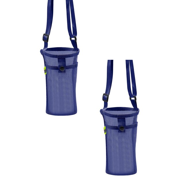 Porte-bouteille d'Eau avec Sangle Ajustable - Sac de Transport en Filet pour Bouteille d'Eau, Sac de Transport Isolé de Qualité Supérieure avec Poche pour la Randonnée, le Gym, le Camping et le Voyage, Sac pour Bouteille d'Eau Léger et Facile à Nettoyer