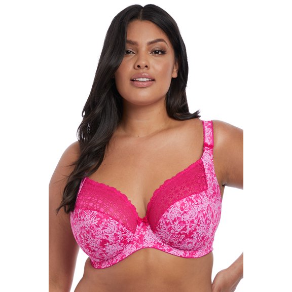Elomi Womens Kim Banded Stretch Underwire Plunge Bra