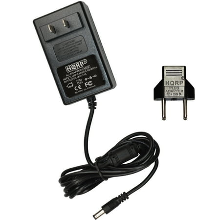 HQRP 18V AC Adapter / 18-Volt Adaptor for Jim Dunlop MXR Stereo Chorus M134 / Stereo Tremolo M159 / 10-Band Graphic EQ M108 Guitar Effects pedals, Power Supply Cord plus HQRP Euro Plug Adapter