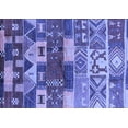 thumbnail image 1 of Ahgly Company Indoor Rectangle Oriental Blue Industrial Area Rugs, 2' x 4', 1 of 4
