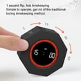 thumbnail image 5 of Yajisi Rechargeable Digital Timer, 8-Angle Auto Rotating Screen Timer with Silent Mode for Learning Kitchen Fitness, Black, 2.36 x 2.76 x 1.11 Inches, 5 of 6