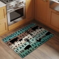 thumbnail image 2 of Chicken Cow Pig Front Door Rugs 2x3 ft Farmhouse Animal Windmills Teal Wood Grain Small Rug for Entryway Non Slip Washable Bathroom Door Mat Absorbent Floor Mat for Indoor Entrance, 2 of 9