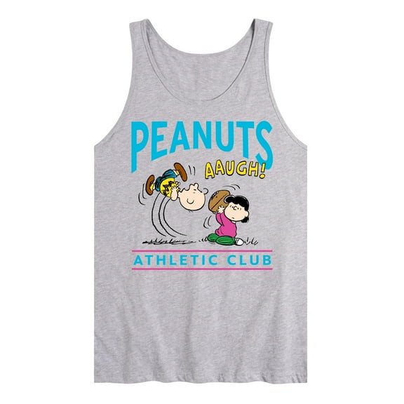 Peanuts - Athletic Club - Charlie And Lucy Football - Men's Jersey Tank