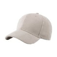 thumbnail image 5 of Milageto Baseball Cap Adjustable Strap Baseball Hat for Men for Autumn Winter Outdoor Beige, 5 of 8