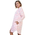 thumbnail image 2 of Angelina Women's Flannel Button Down Sleep Shirt Dress Pajama (1-Pack), 2 of 4