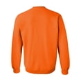 thumbnail image 3 of Men Multi Colors Crewneck Sweatshirt Men Crewneck Color Safety Orange Medium Size, 3 of 4