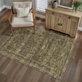 thumbnail image 5 of WIPONKEN 2x3 Area Rugs for Living Room Bedroom Dining Room Office Farmhouse, Machine Washable Non Slip Vintage Persia Rug Brown, 5 of 7