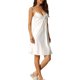 thumbnail image 4 of Noche de satén para mujeres Inspire Chic, vestido de noche mini con tirantes de encaje en V, color blanco, talla XS, 4 of 4