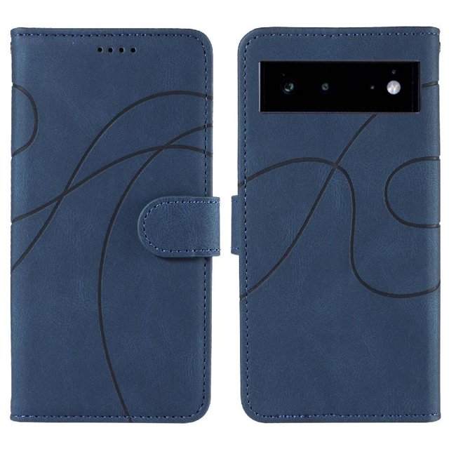Flip Case For FOXDOCK Google Pixel 6 Card Slots and Kickstand Function Skin Feel Leather