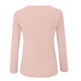 thumbnail image 4 of Seductiva Women's Long Sleeve Shirts Basic Tee Women's Turtleneck Swomeneater Long Sleeve Solid Color Pullover With A Base Shirt Spring and Autumn Loose Swomeneater Top Casual Workout Y2K Clothes, 4 of 9