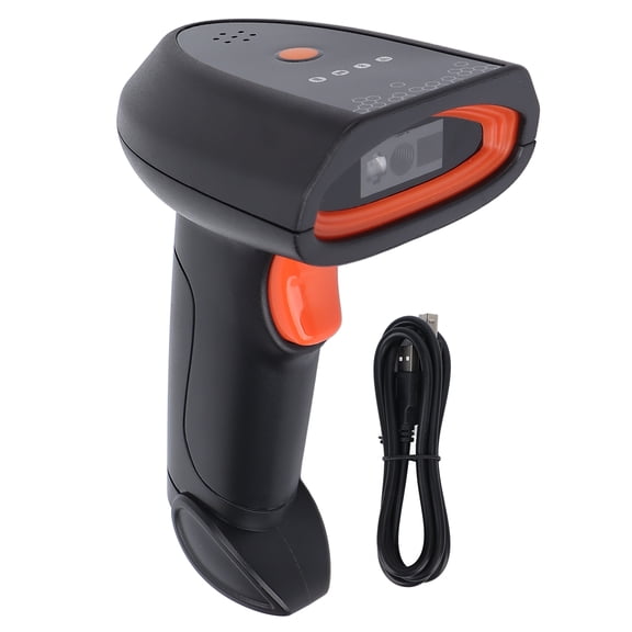Wireless 2D Barcode Scanner: 360 Reading, Voice Broadcast  Fast Data Transfer, Ideal For Retail