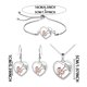 thumbnail image 3 of Plata Corazón Collar Pulsera Pendientes Girly Caballo Collar Pulsera Pendientes Girly Joyería Collar Pulsera Pendientes, 3 of 4