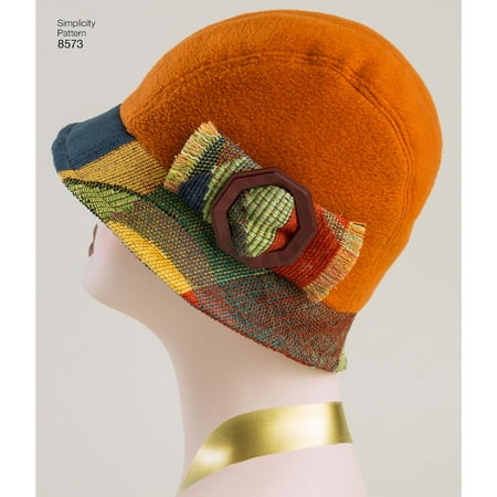 - Simplicity Misses' Flapper Hats in Three Sizes-S-M-L