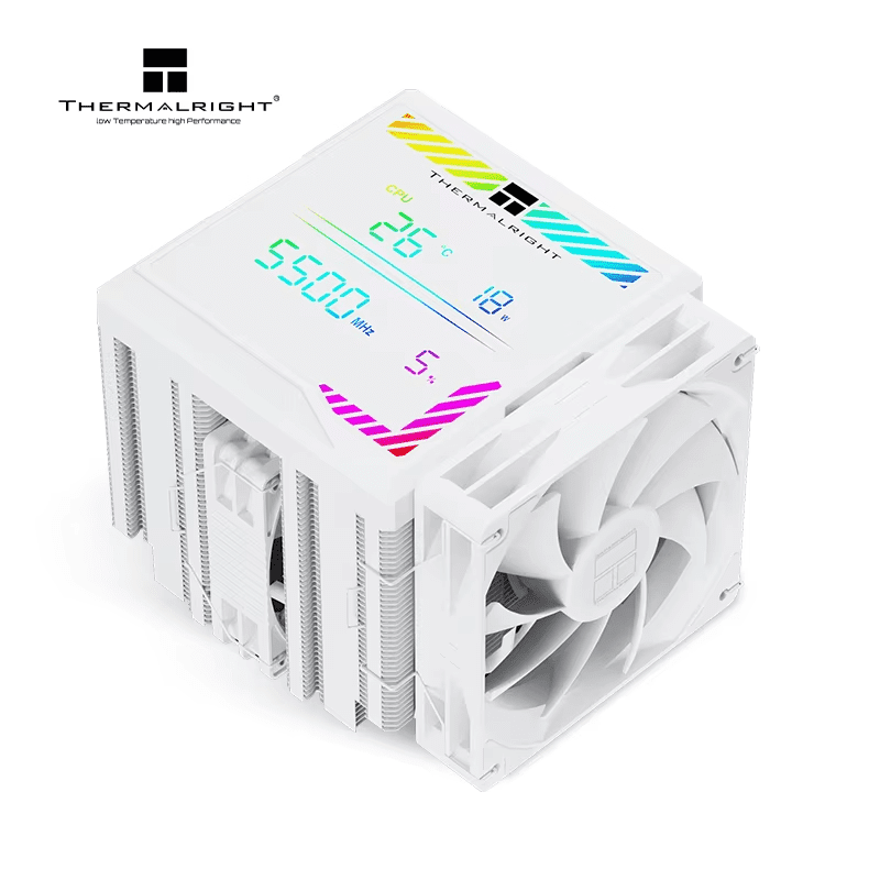 Thermalright Peerless Assassin 140 Digital WHITE CPU Air Cooler,Air Cooler Radiator,Fit AMD:AM5IAM4 INTEL:LGA:1851/1700/115X/1200/2011  SQUARE/2066