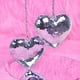 thumbnail image 1 of Bolas de Espejos de Escenario En Forma de Corazón, Decoración Colgante para Fiestas, Bodas, Jardín, Regalos Reflectantes Hechos a Mano de 4 Pulgadas, 1 of 7