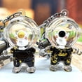 thumbnail image 3 of Keychain Key Holder Cartoon Eye-catching Fine Texture Fade-resistant Delicate Craftsmanship Bag Decor Easy-carrying Lovely Astronaut Keychain Pendant Car Decor, 3 of 6