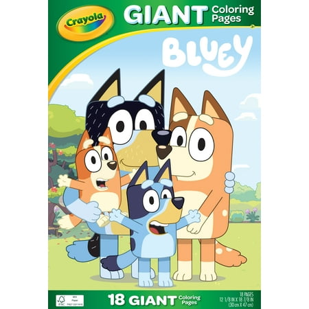 Crayola Giant Coloring Pages - Bluey