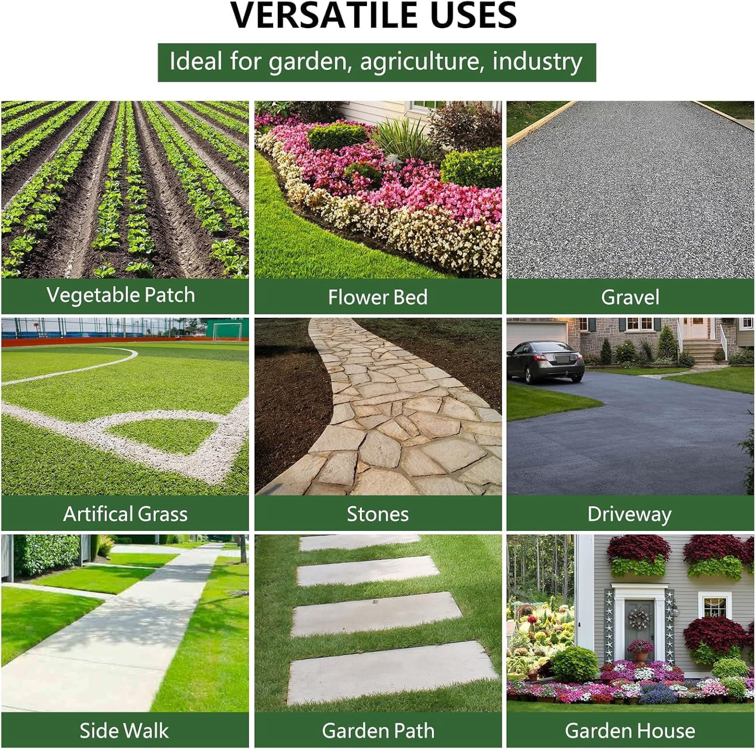 Yeshouse 5Oz Woven Landscape Fabric, 5 x 300FT, Double Layer Weed Barrier for Garden Beds & Landscaping