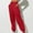 Red, variant on AOOCHASLIY Valentine's Day Women Pants Women Casual Trousers High Waist with Pockets Long Pants