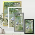 thumbnail image 4 of Designart 'Portrait Of Heron Birds I' Traditional Framed Art Print, 4 of 4