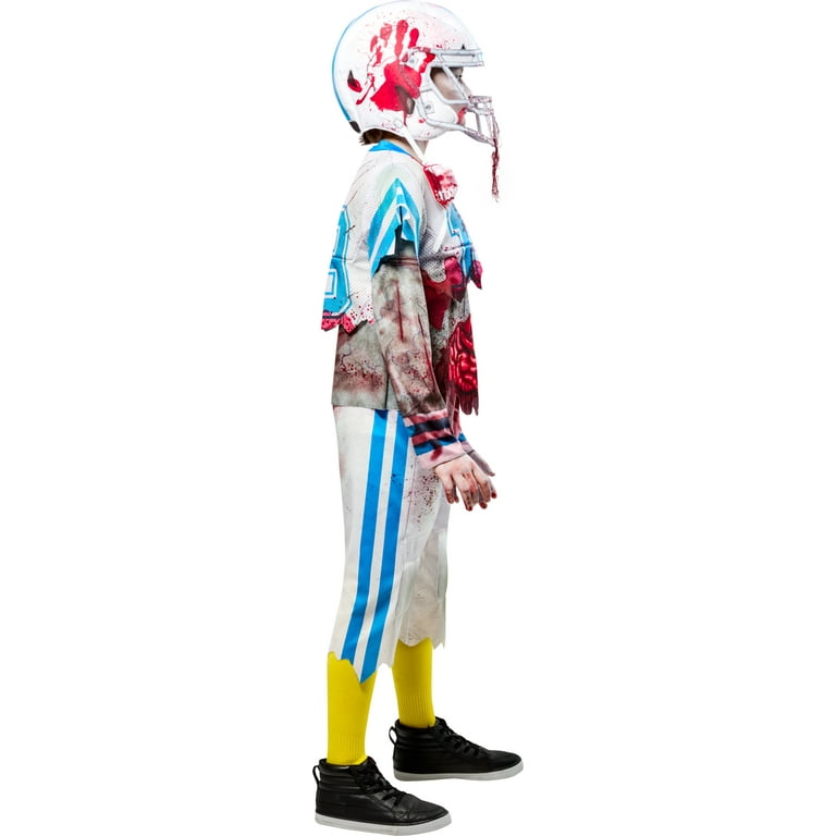 Way to Celebrate Zombie Football Player Costume for Children, Boys