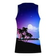 thumbnail image 3 of Basketball Palm Tree Tank Top for Men,Hawaii Tank Top Men Cool Novelty Printed Graphic Sleeveless Beach Tank Top,Muscle Shirt for Workout Gym Jogging,Hawaii Summer Vacation Tanks, 3 of 4