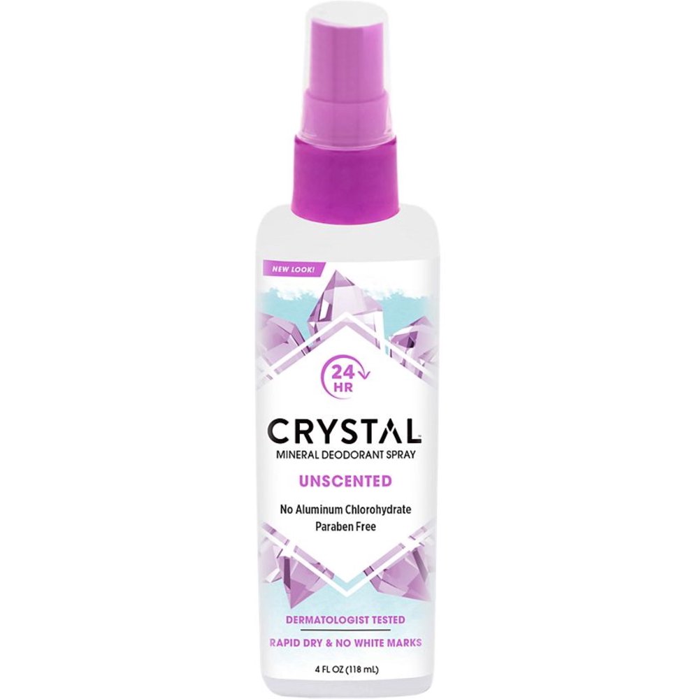Crystal Body Deodorant - Crystal Mineral Deodorant Spray Unscented - 4 ...