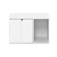 thumbnail image 4 of Furinno Peli Small Litter Box Enclosure, Solid White, 4 of 8